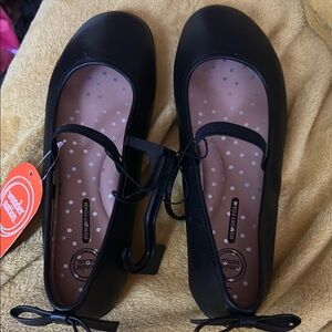 Wonder Nation Black Ballet Flats